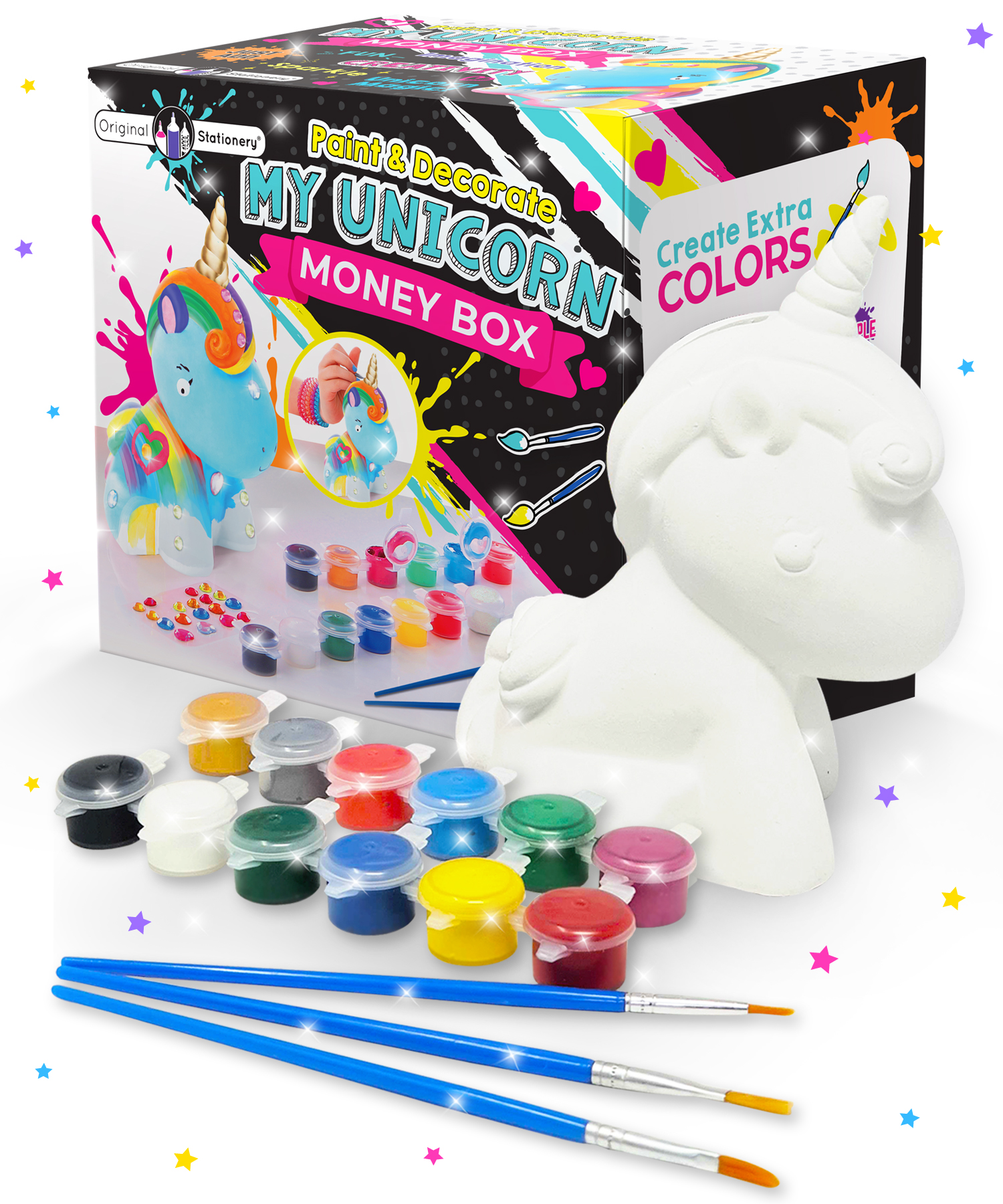 Paint Your Own Unicorn Money Box – Original Stationery