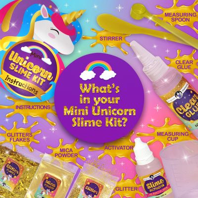 Mini Unicorn Slime Kit