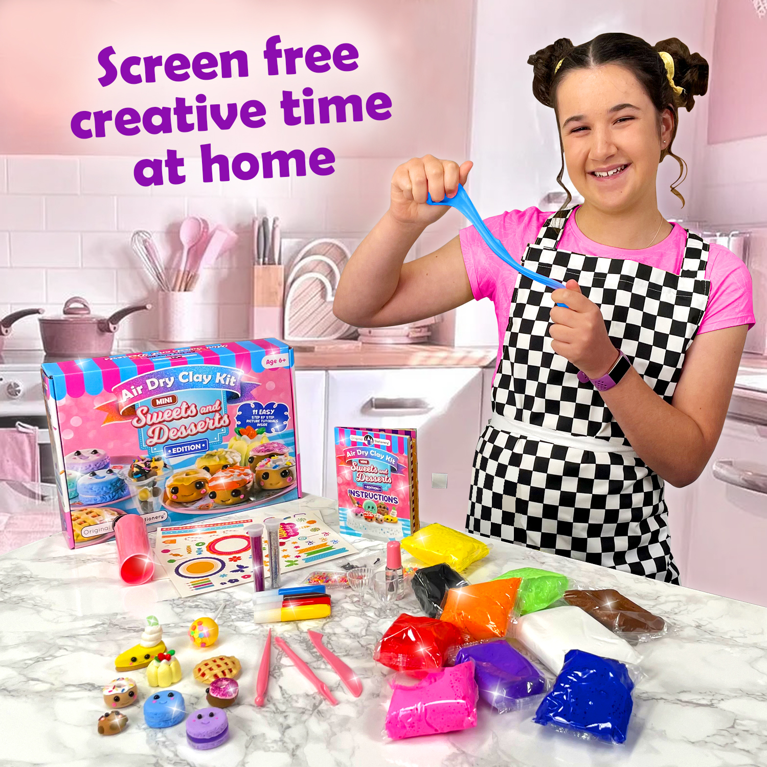 Play Baby Toys DIY Super Soft Clay Collection, Variety Pack - Fast Food -  Make All Your Favorite Treats