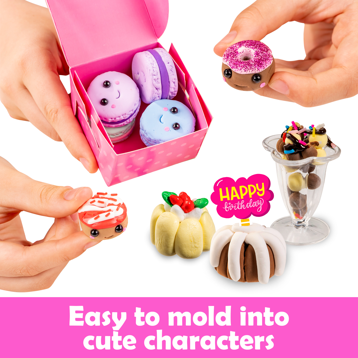 Mini Sweets & Desserts Air Dry Clay Kit – Original Stationery