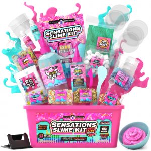 Original Stationery original stationery fluffy slime kit for girls  everything in one box to make ice cream slimes, make fluffy, butter, cloud  & f