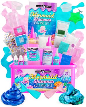 Original Stationery Bundle Includes: Unicorn Slime Kit with Soft Clay for  Slime & Instant Snow Powder, Slime Stuff for Girls Making Slime